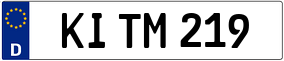 Truck License Plate